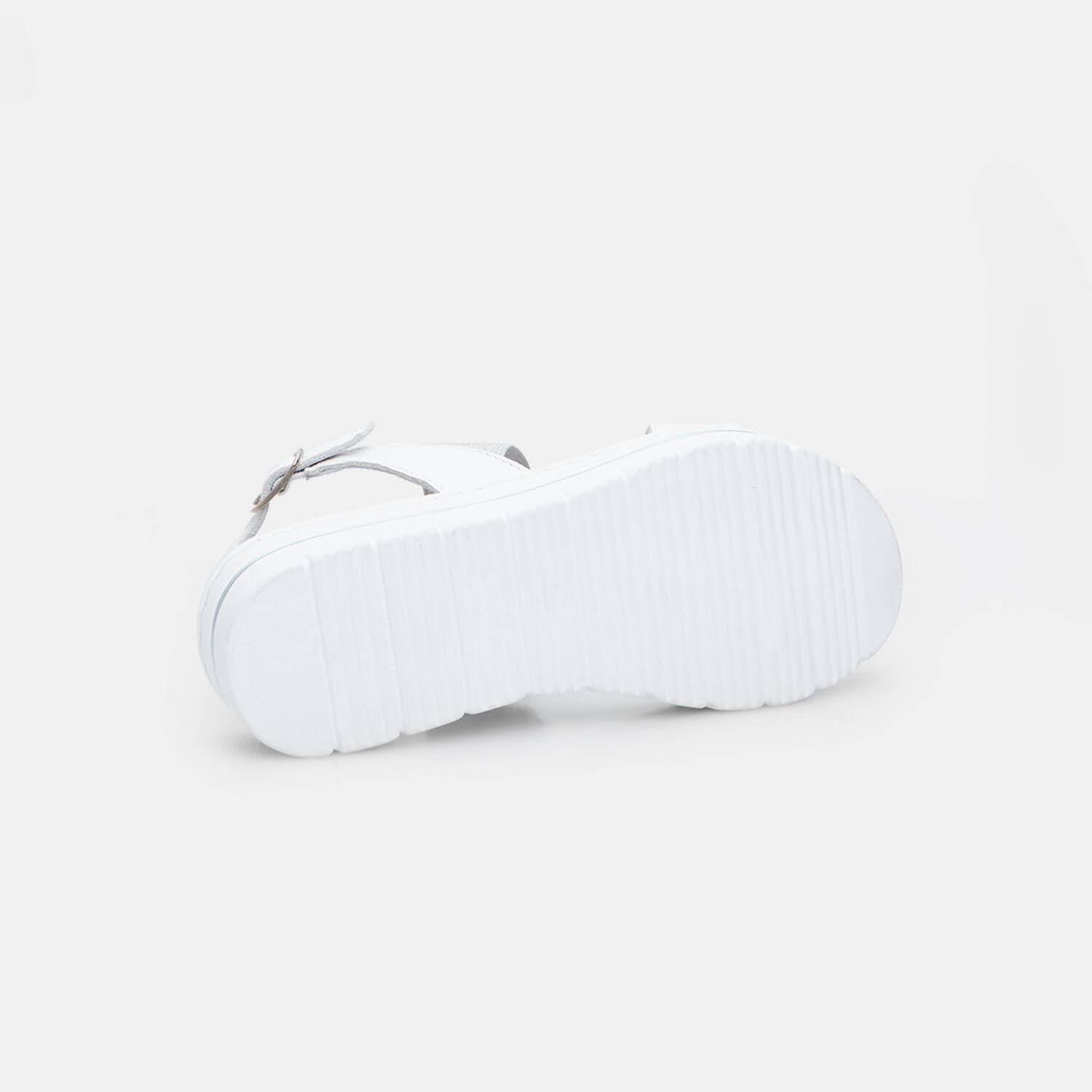 Bata Sandales cuir femme plateforme 3,5 cm