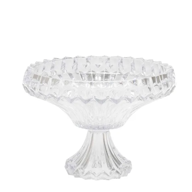 Andrea House coupe à fruits verre taillé décorative