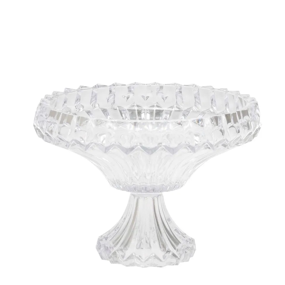 Andrea House coupe à fruits verre taillé décorative