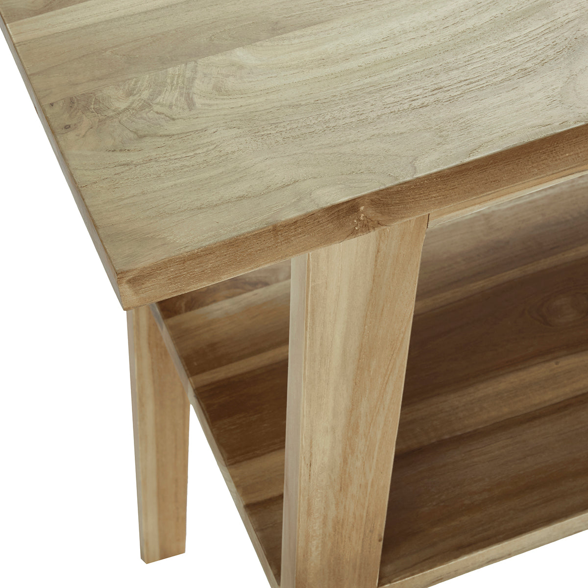 Berah Getah Sara meuble salle de bain teck 80 cm brut