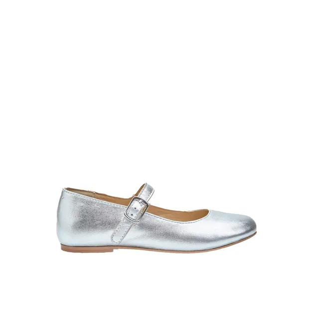 Bata Ballerines fille argentées 26 EU plates argent