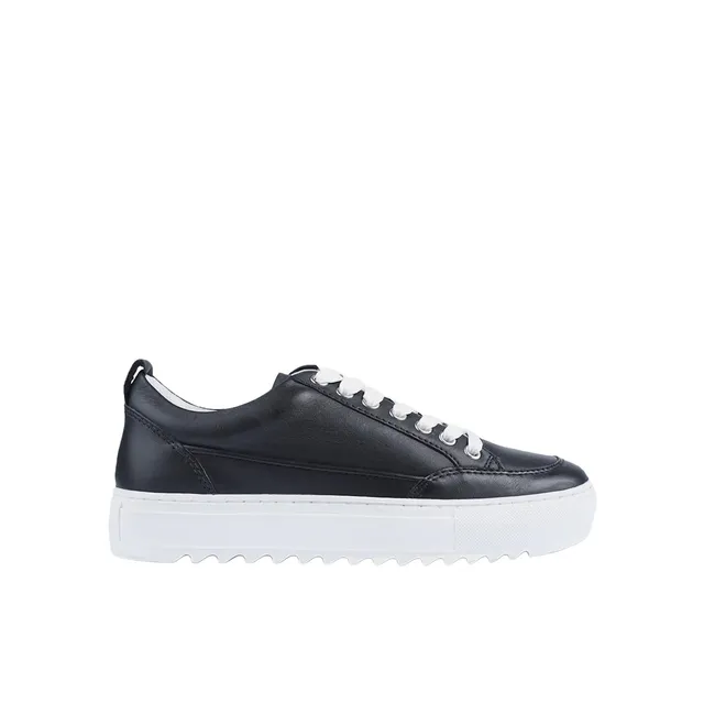 Bata Sneakers femme cuir semelle zébrée