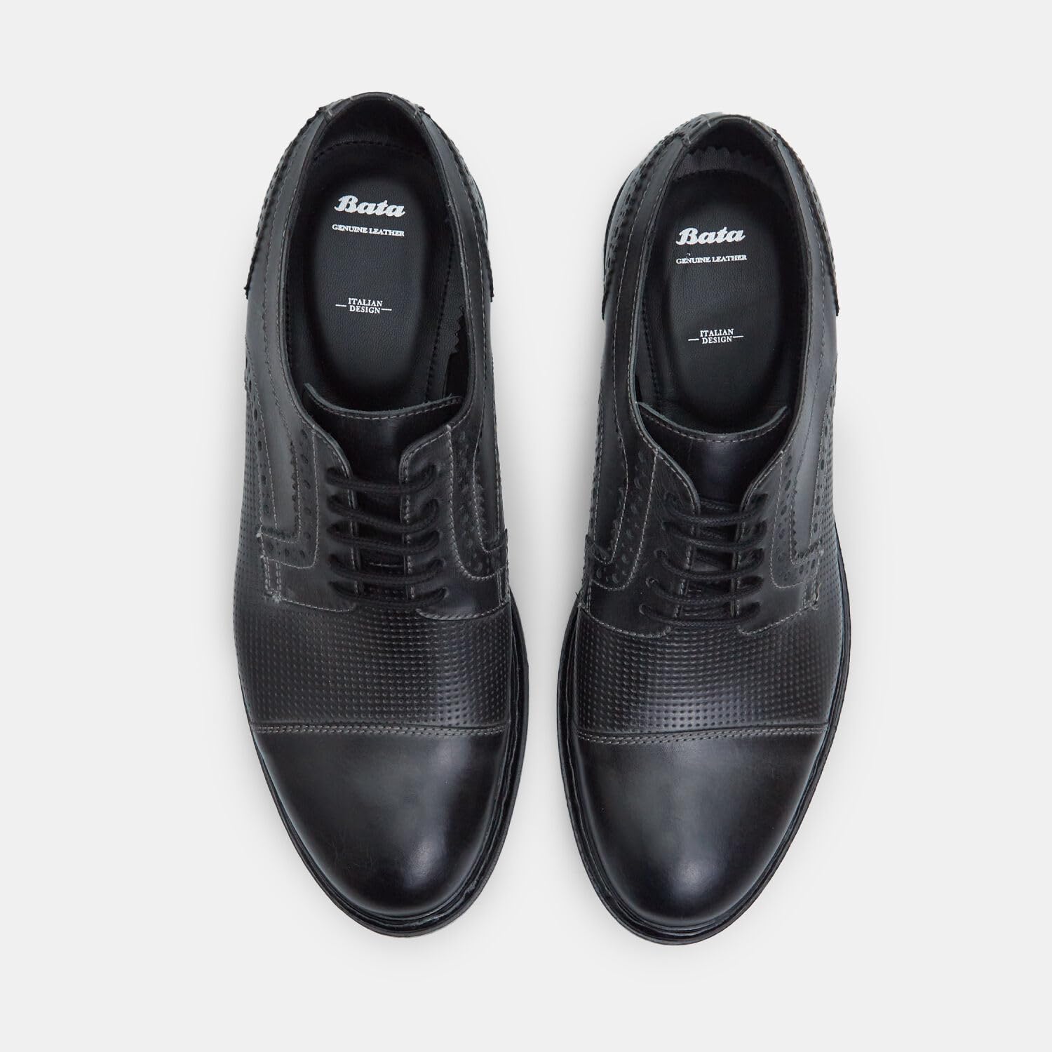 Bata Derbies cuir homme chaussures à lacets confort