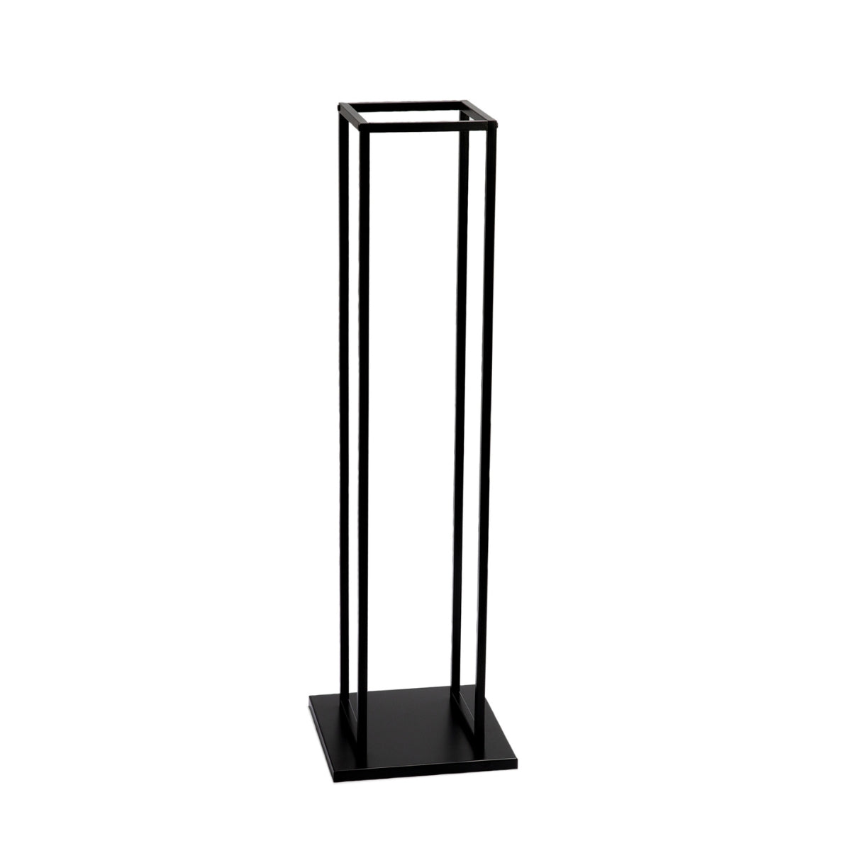 Andrea House Decoración porte-bûches métal noir 115 cm