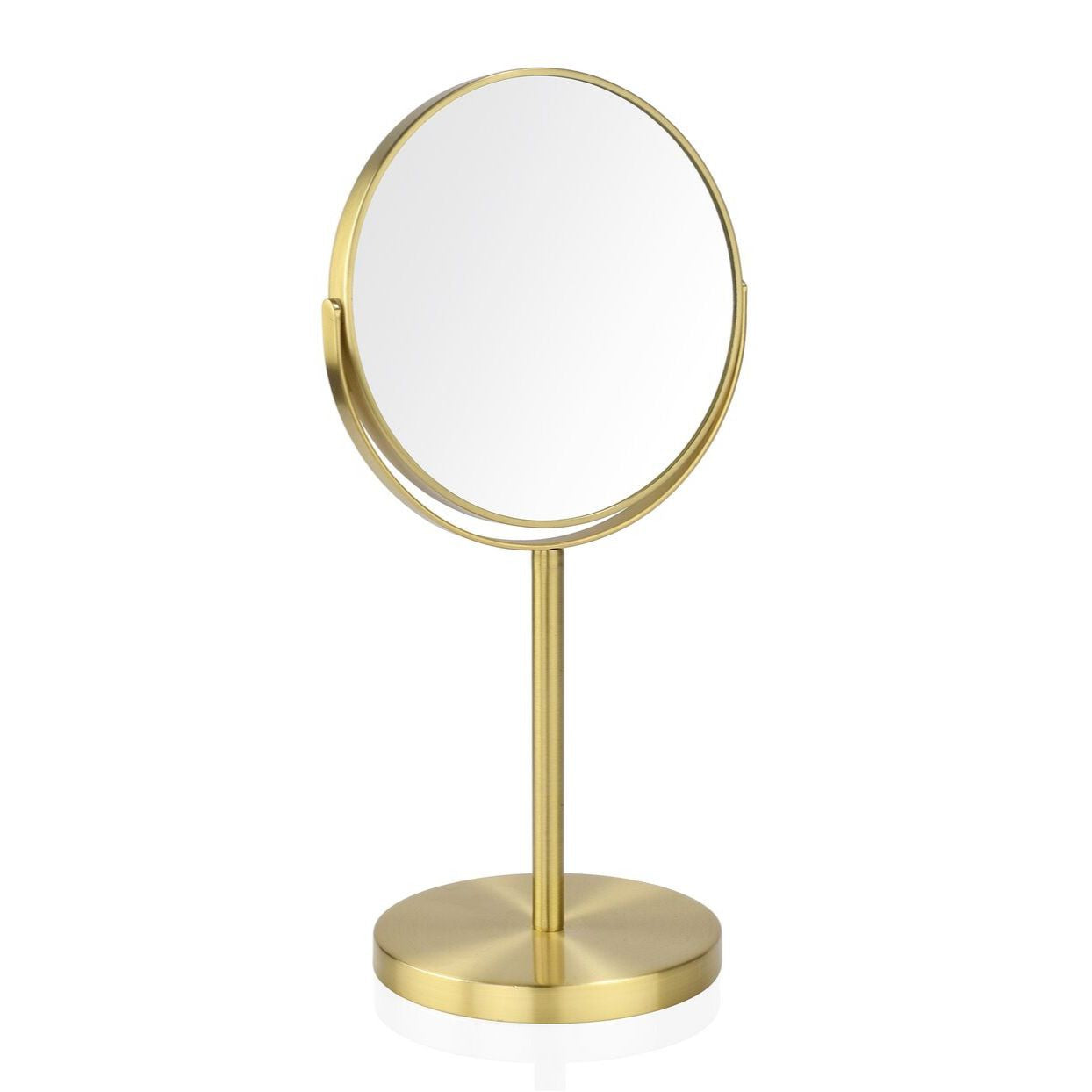 Andrea House Miroir grossissant doré métal classique