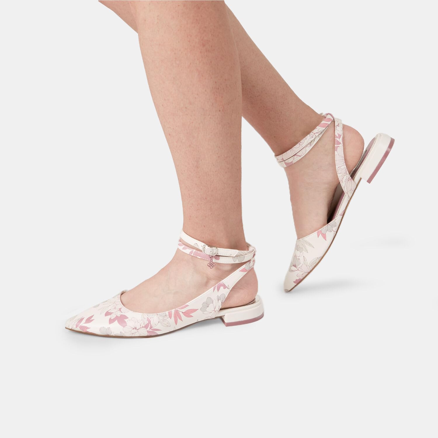 Bata Red Label ballerines slingback floral bride