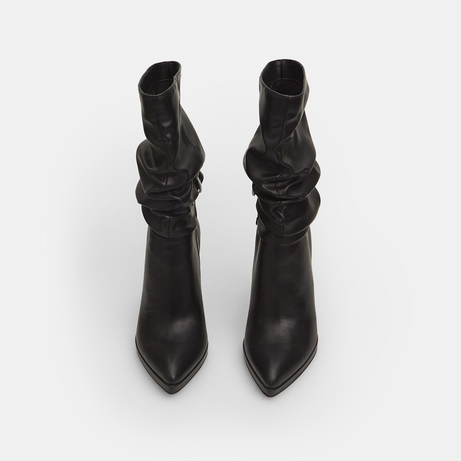 Bata Bottes femme bouclées talon aiguille soirée