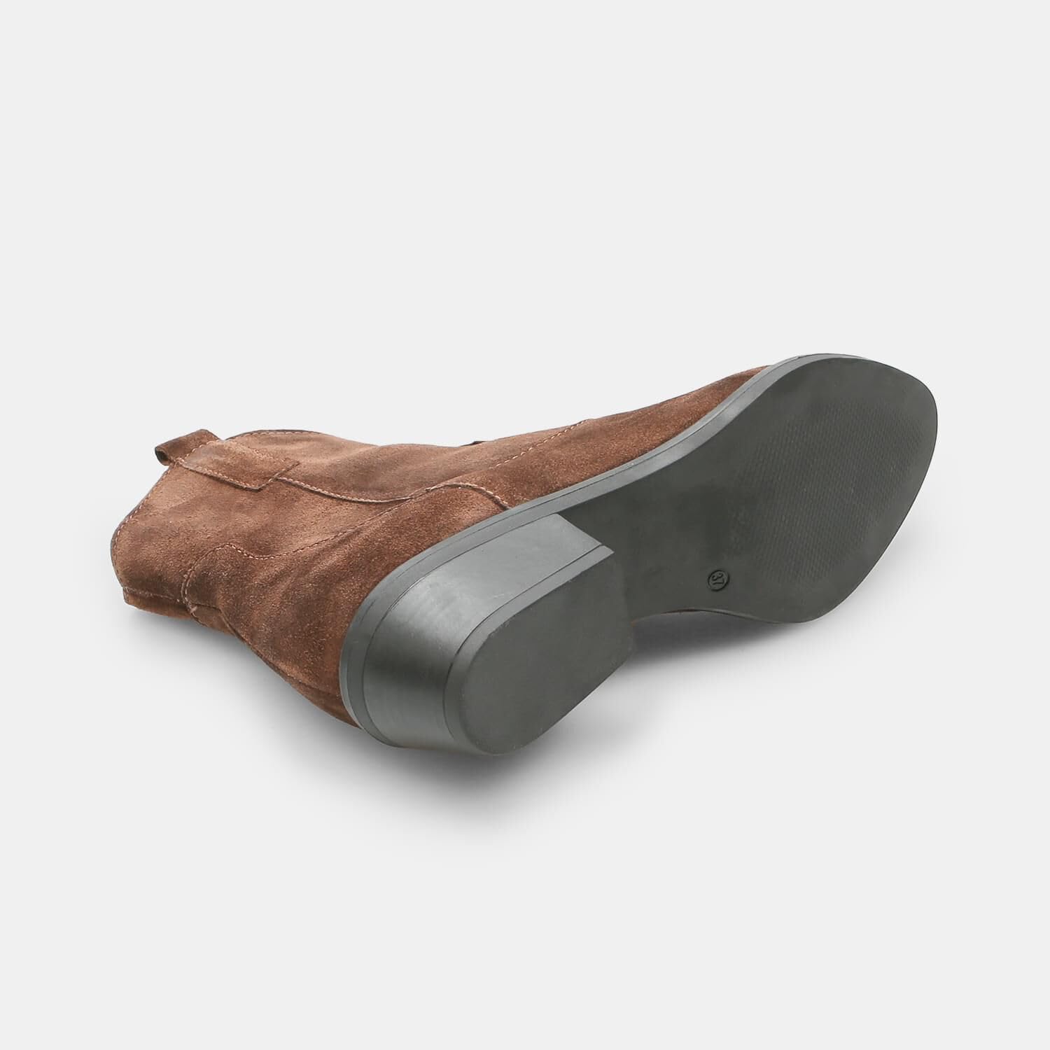 Bata Bottines cow-boy femme en daim 36 EU à talon