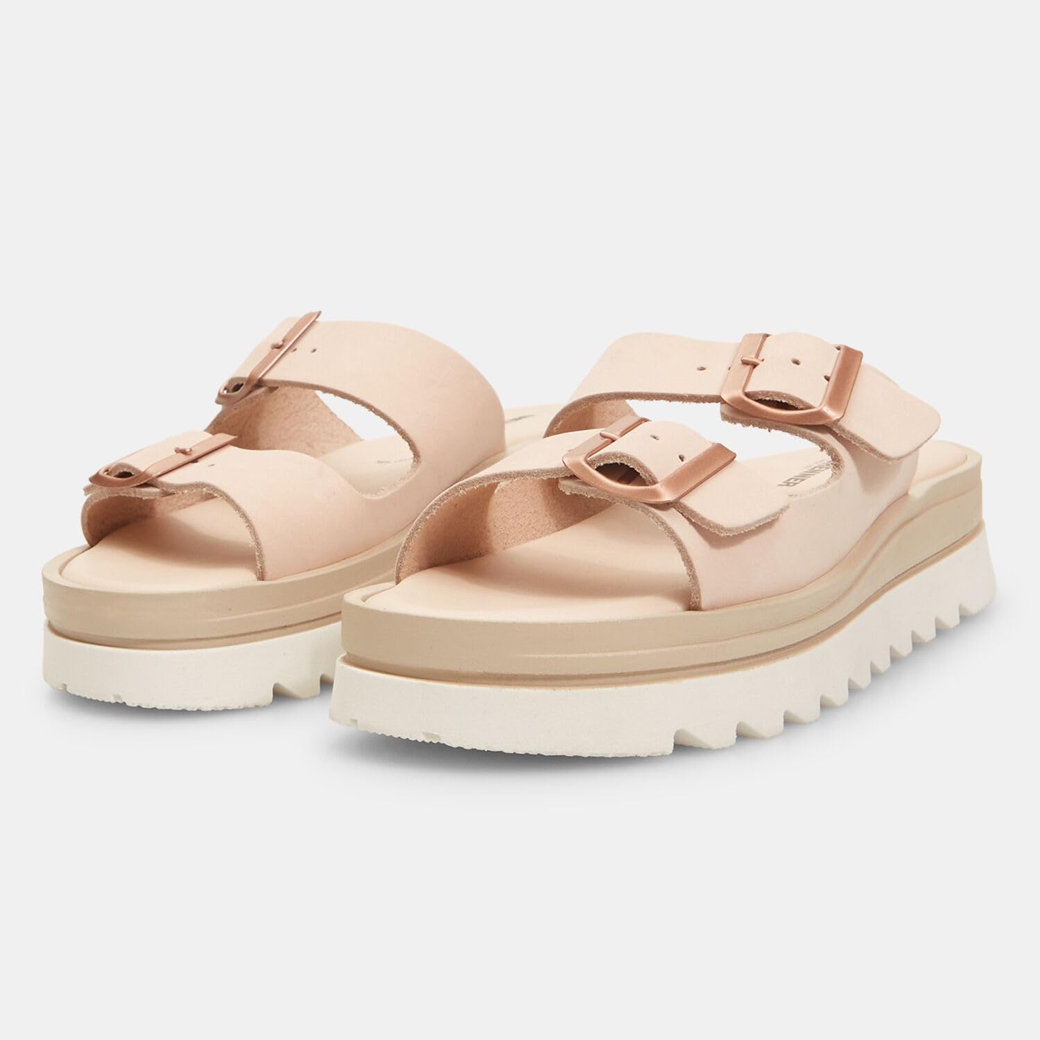 Bata Weinbrenner mules femme cuir crantée