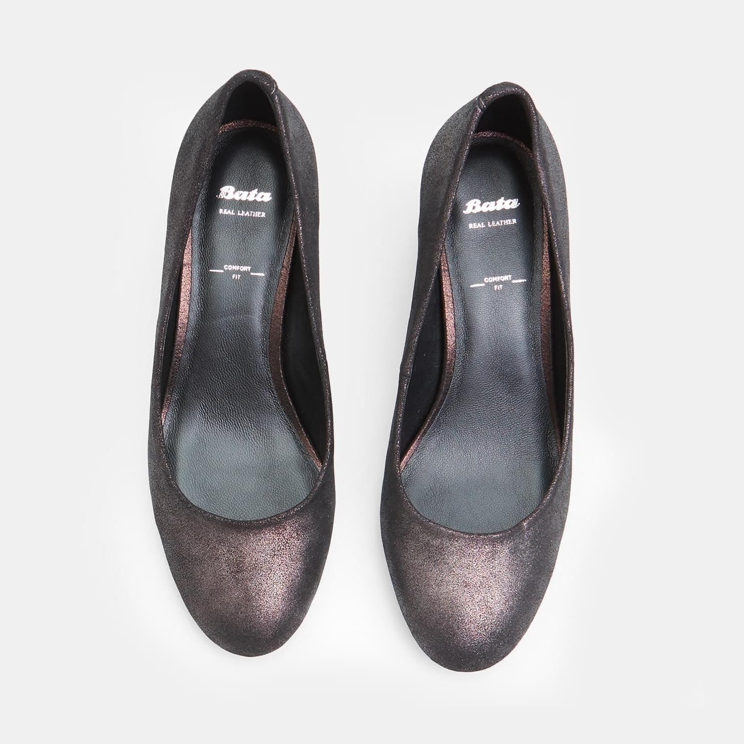 Bata escarpins cuir femme chaussures à talons ville