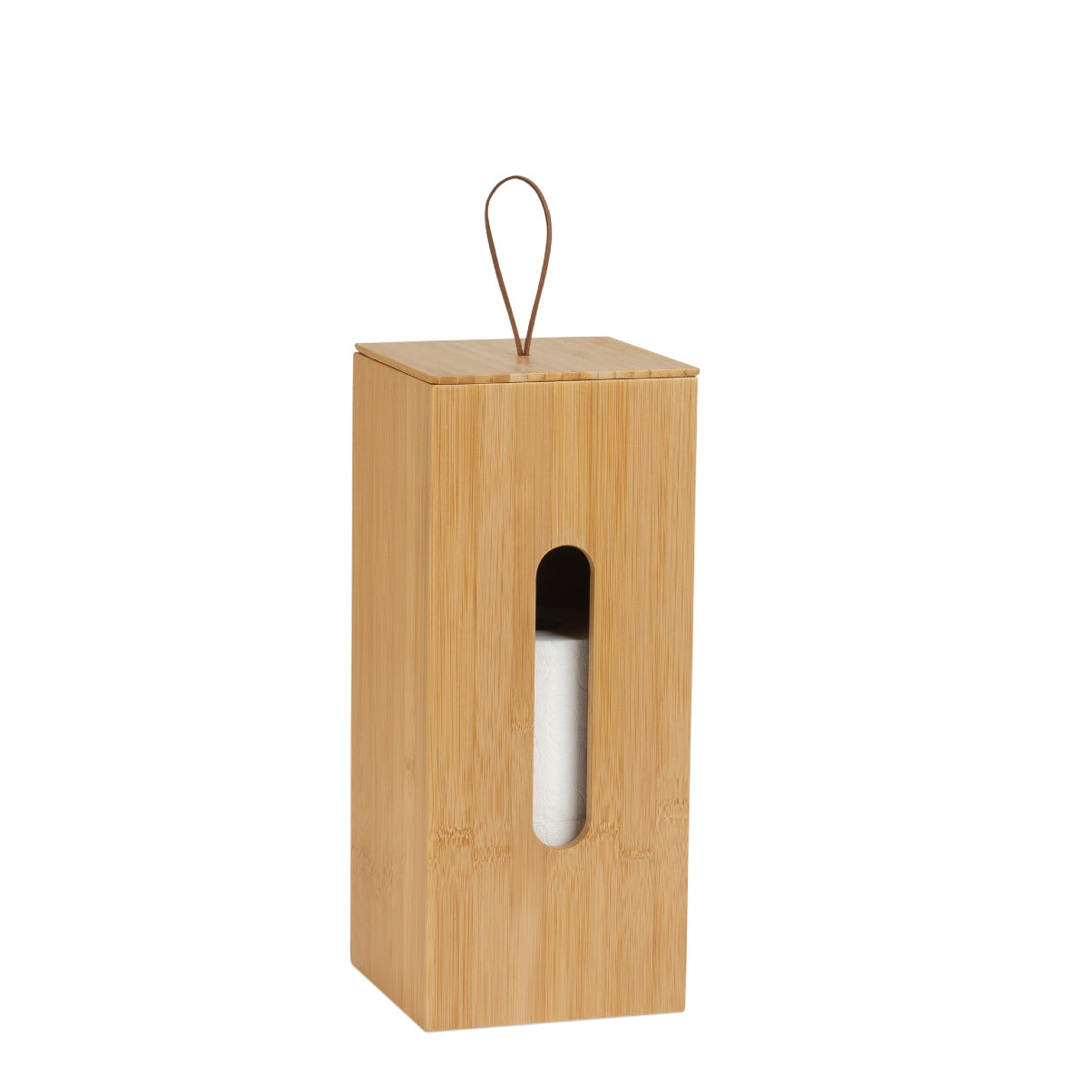 Andrea House Baño porte-rouleaux papier WC bambou réserve