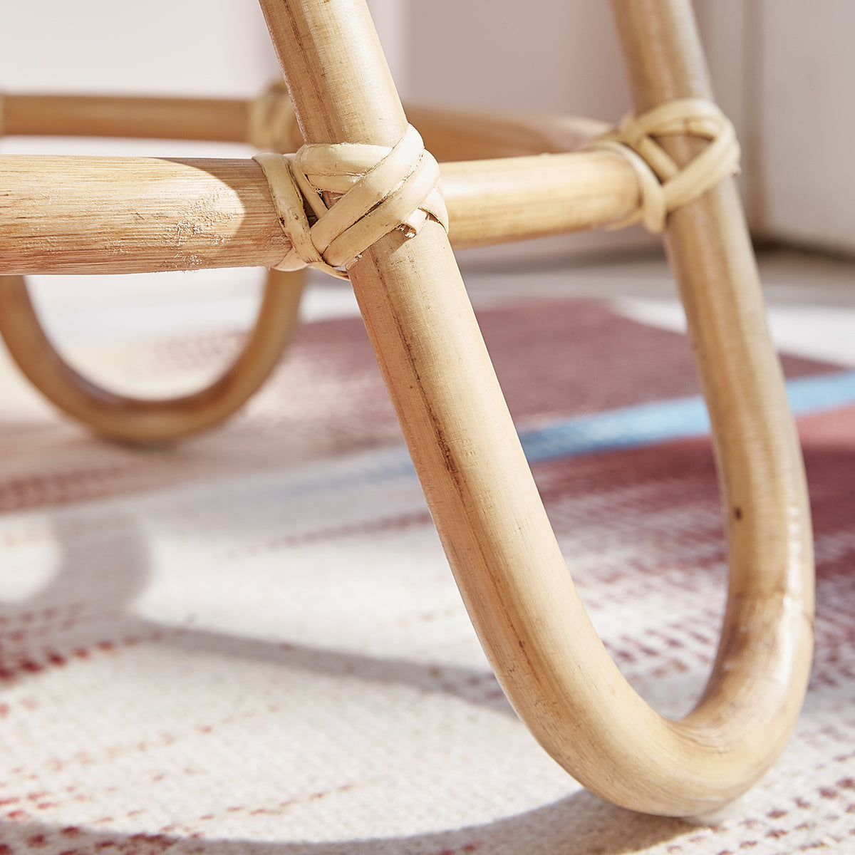 Berah Getah Paola table d'appoint rotin naturel ronde