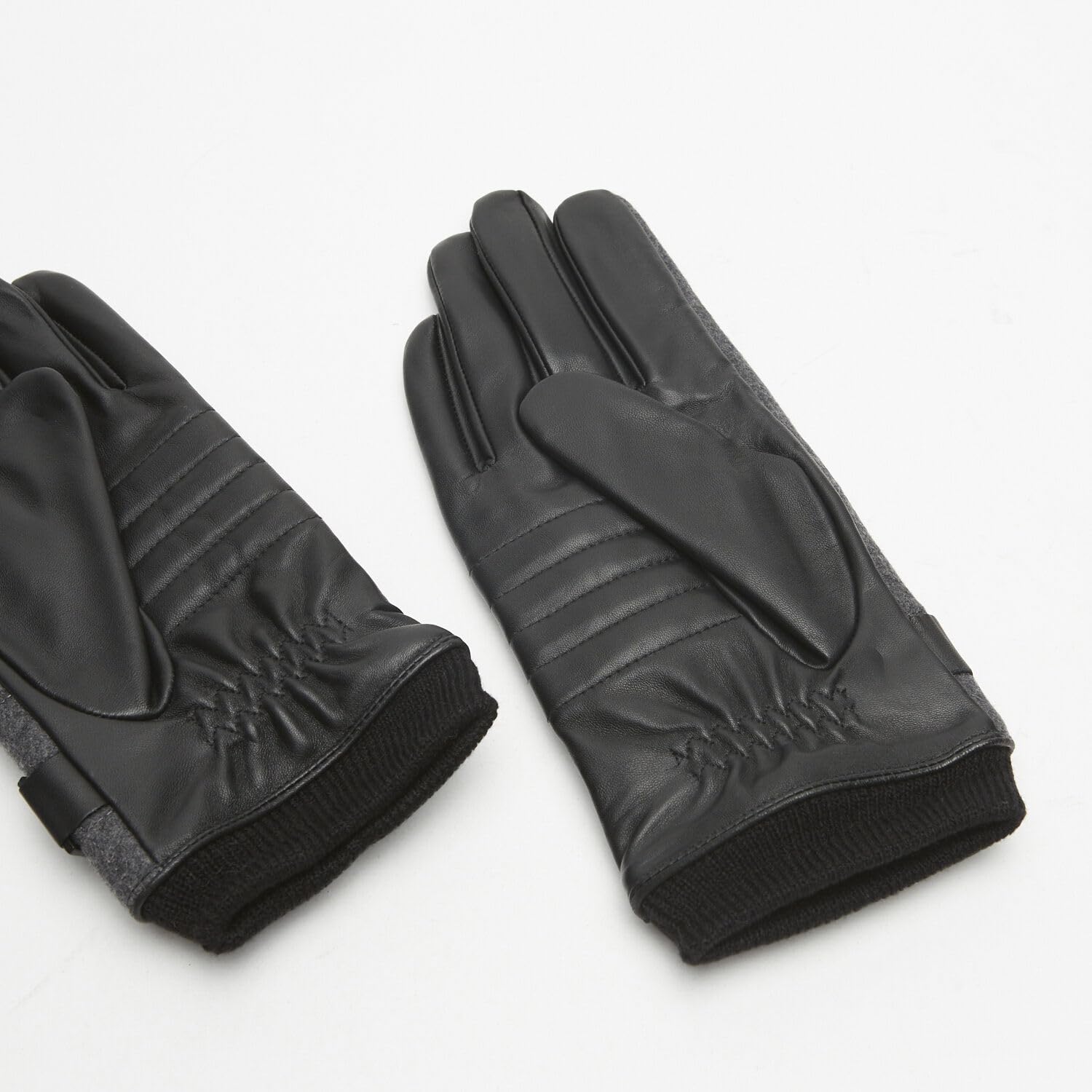 Bata Gants gants homme cuir tissu hiver