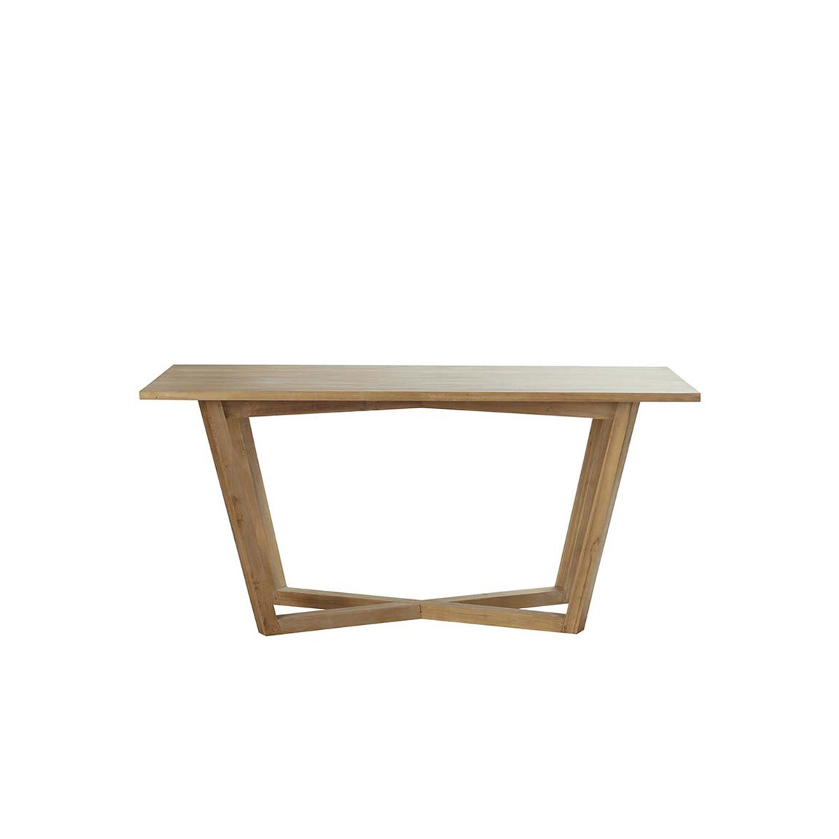 Berah Getah TRISTAN table en teck 6 personnes bois massif