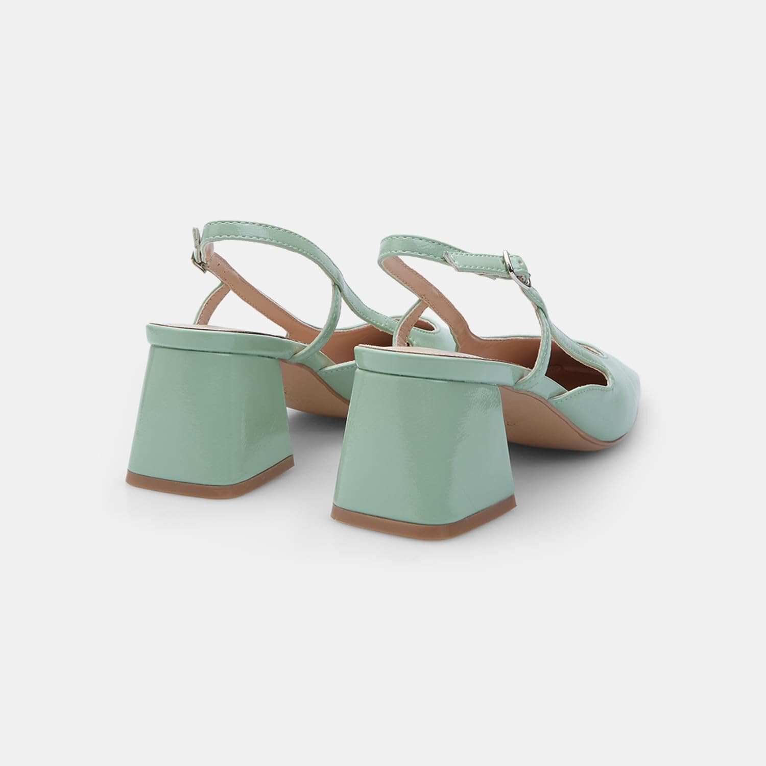 Bata Slingback femme talons verts 36 EU confortable