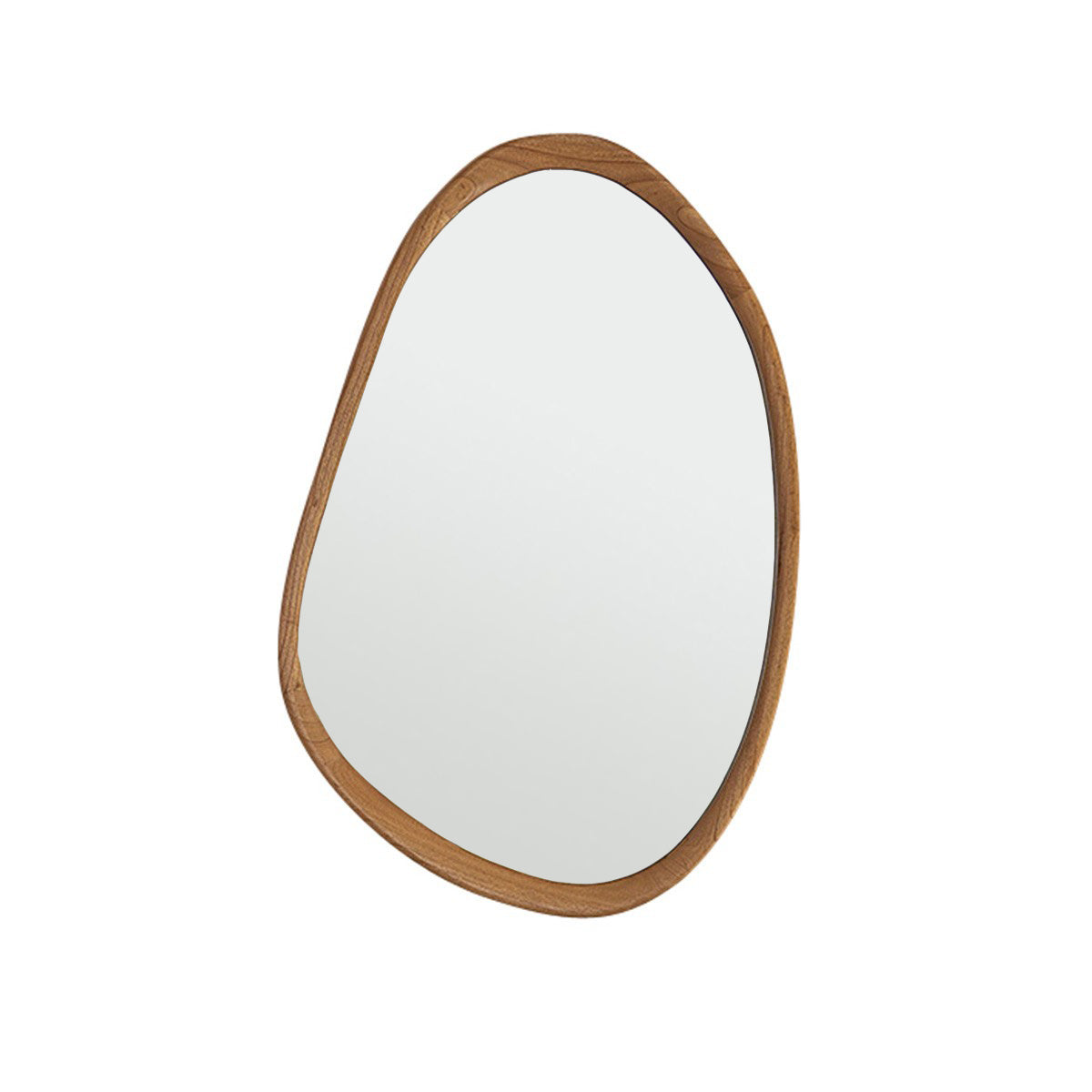 Berah Getah Fifties miroir bois 90x60 cm mindi massif