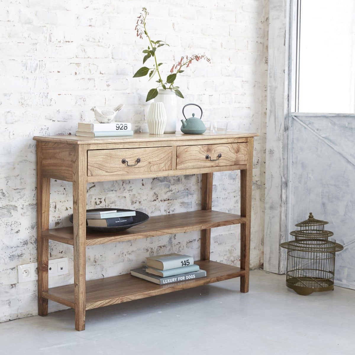 Berah Getah Simone console mindi massif 120 cm