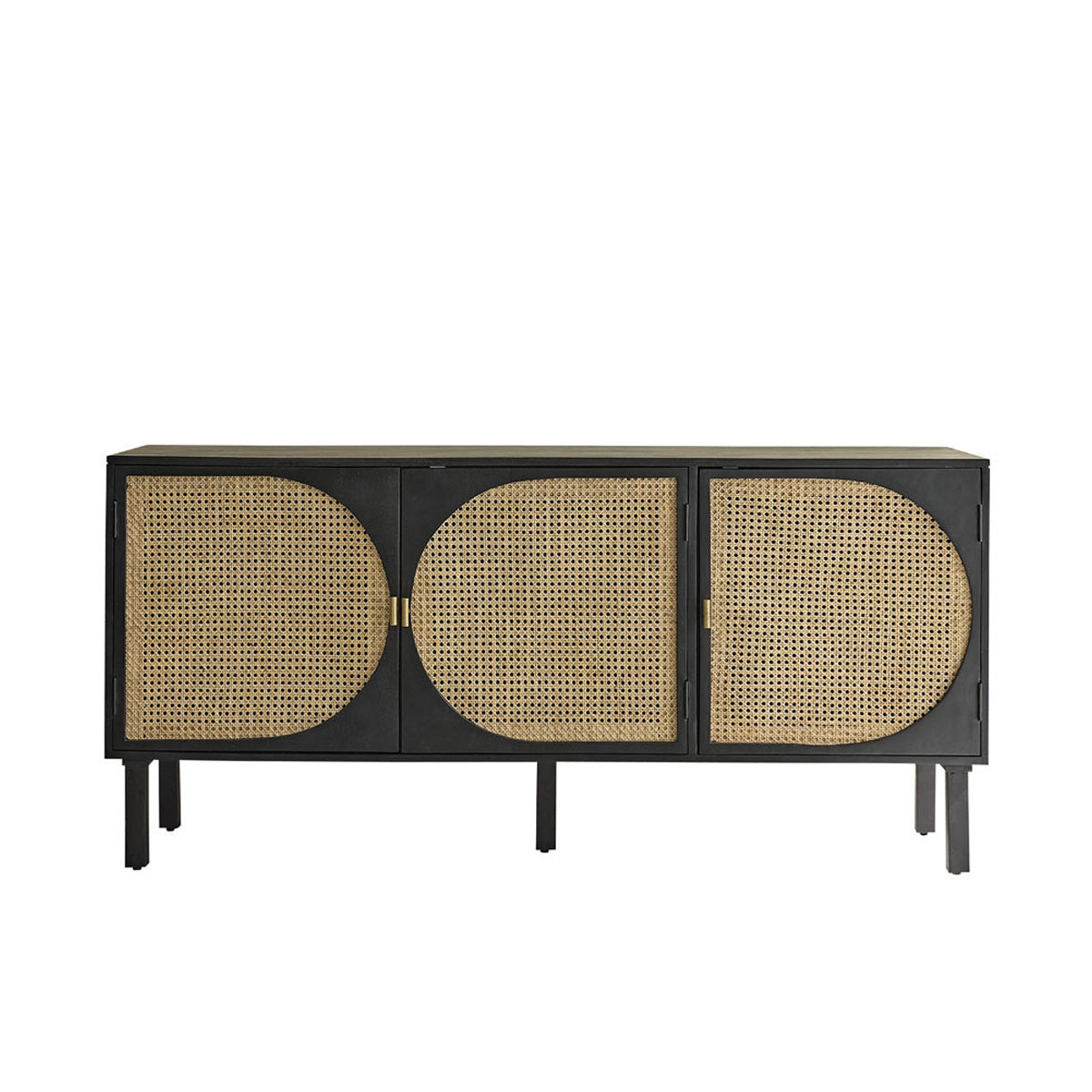 Berah Getah Zulma buffet manguier cannage 160 cm 3 portes