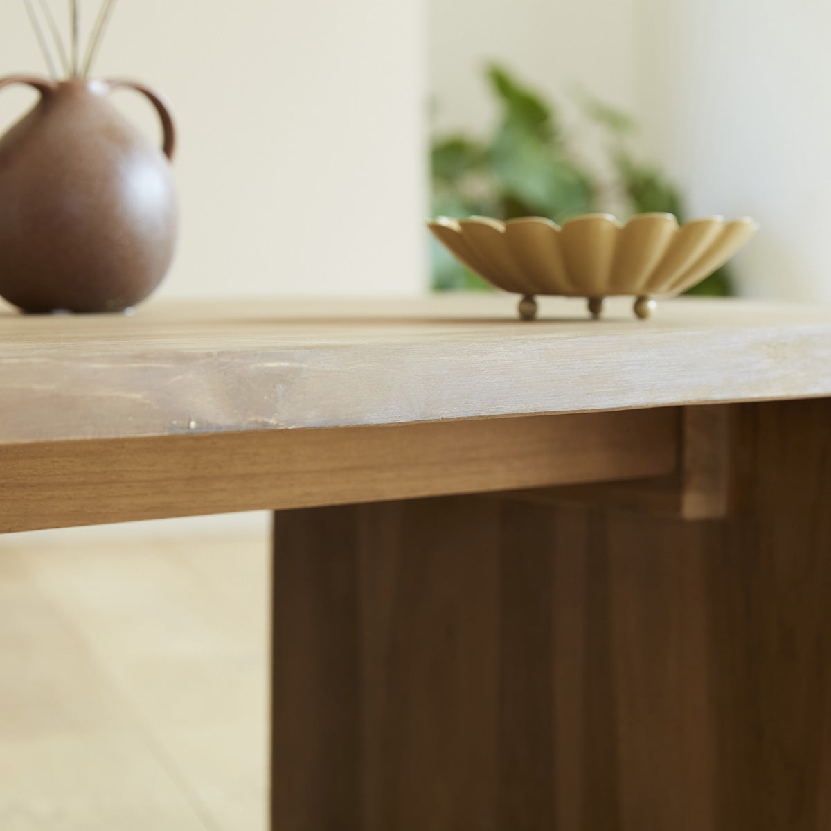 Berah Getah Boston table basse teck massif 120 cm