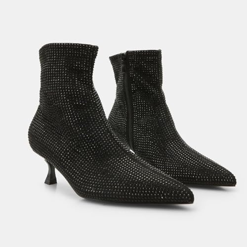 Bata Red Label Botte Femme Talon Barillet Strass
