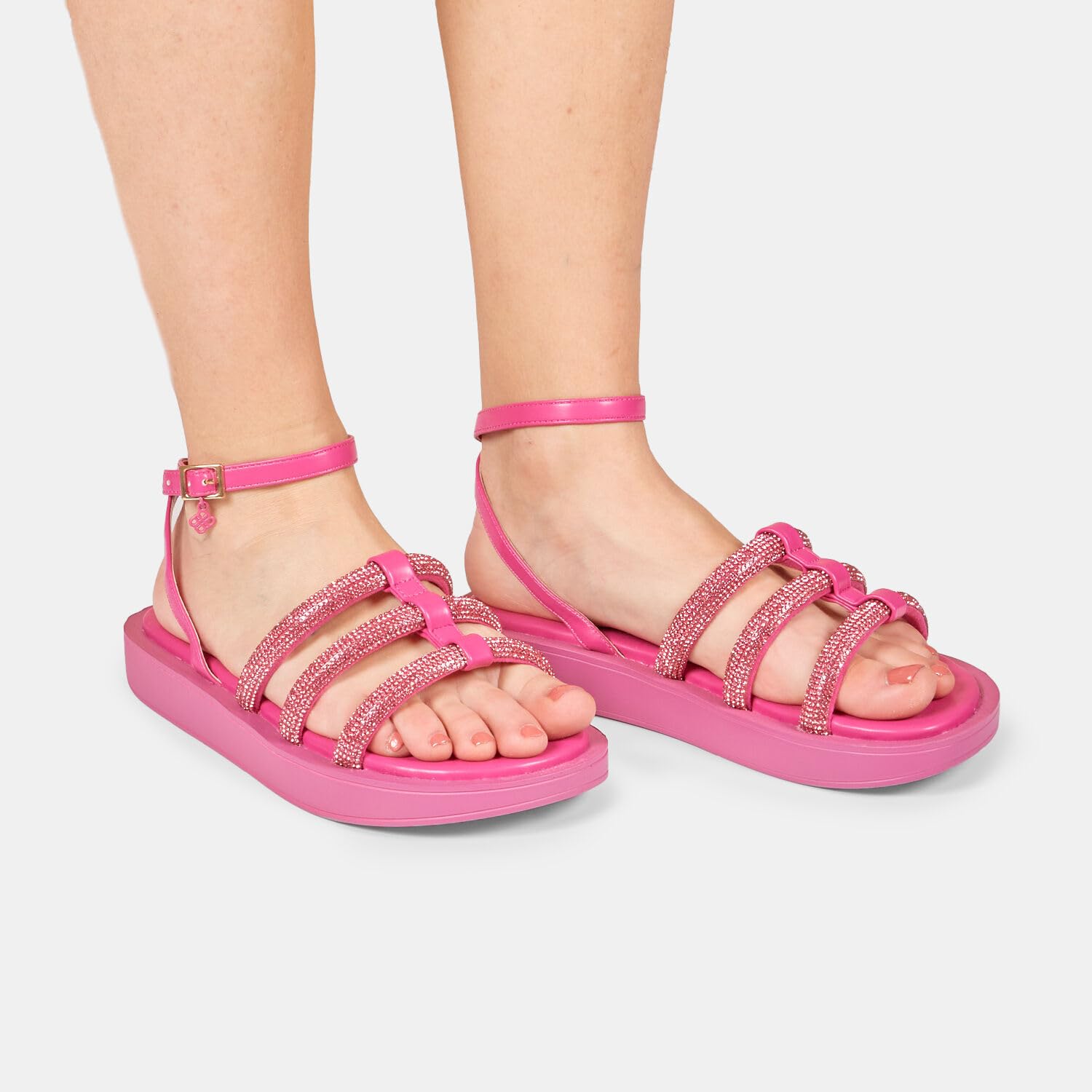 Bata Red Label Plateforme Sandales Femme Fuchsia 36