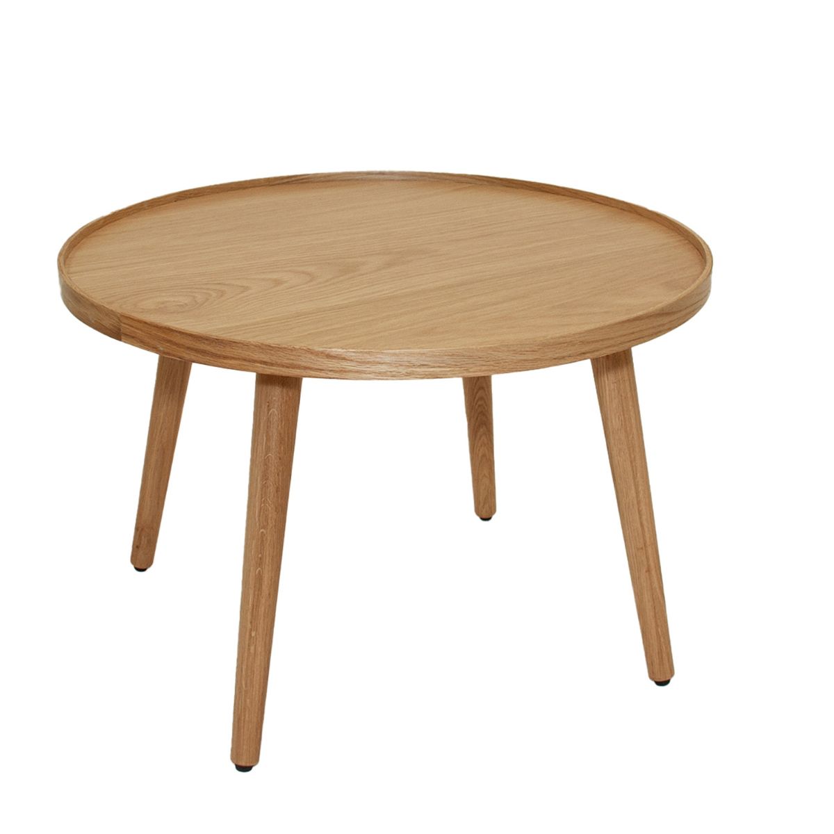 Andrea House table auxiliaire ronde chêne Ø60x40