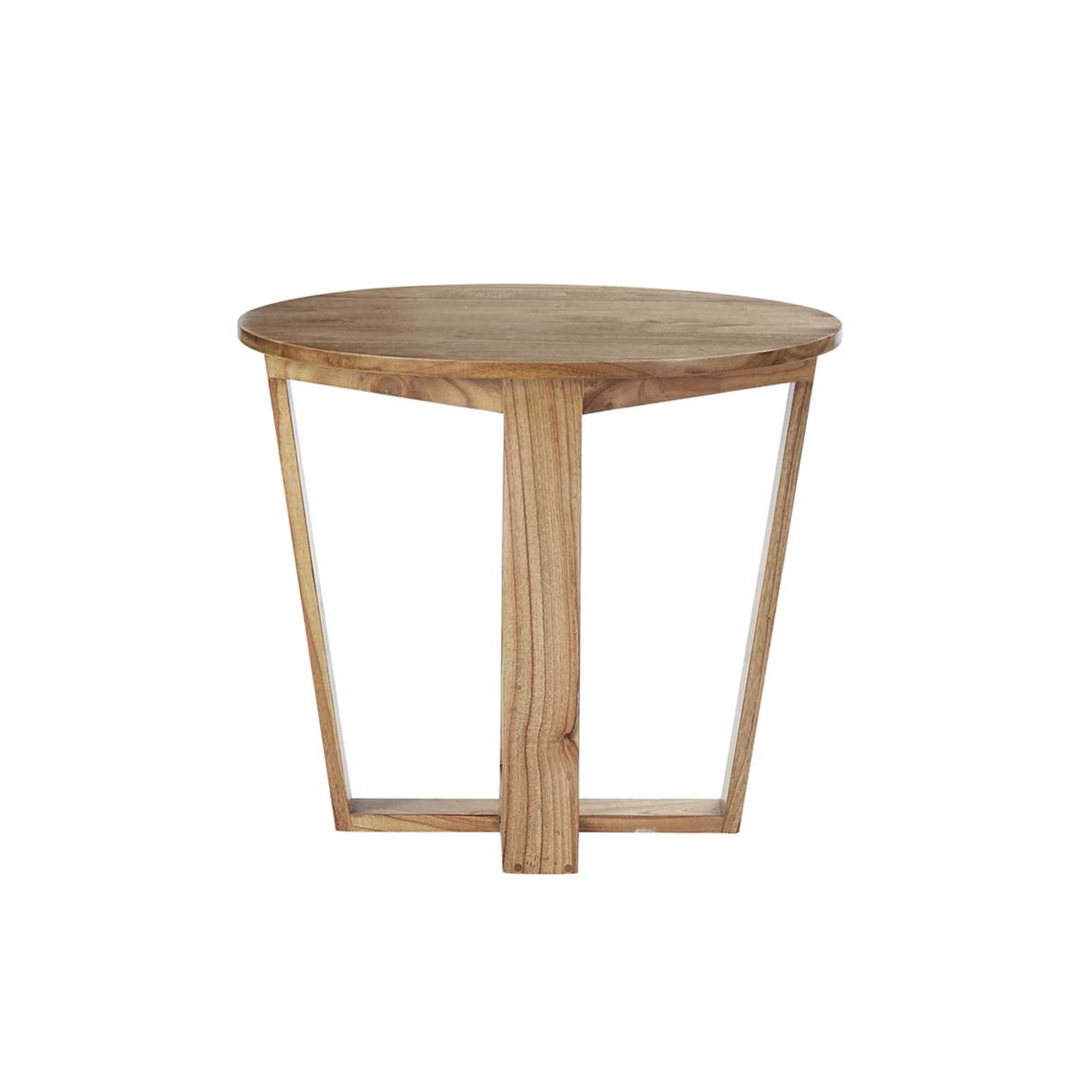 Berah Getah Basile table d'appoint bois Ø 65 cm vernis