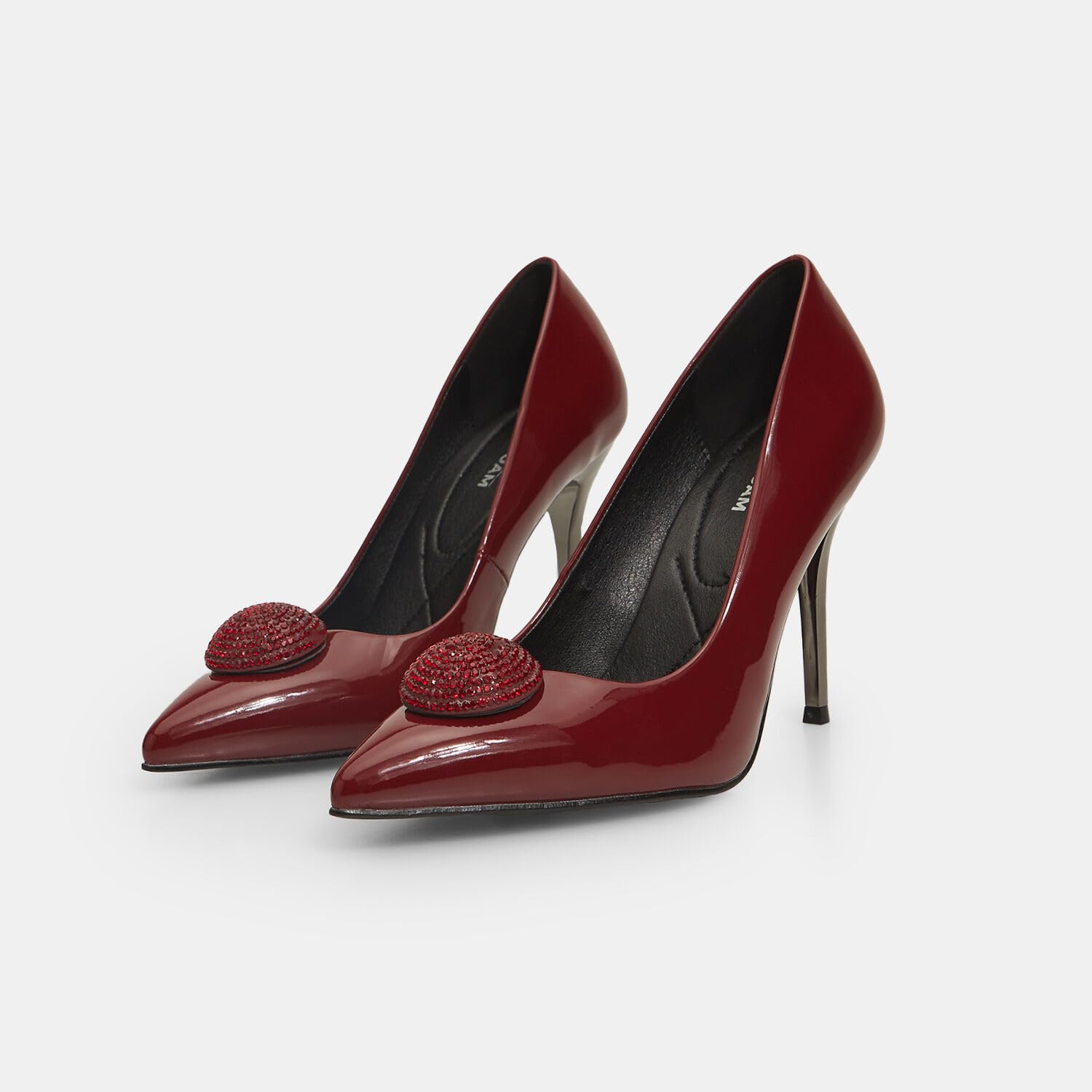 Bata Escarpins Bijou talon doré femme