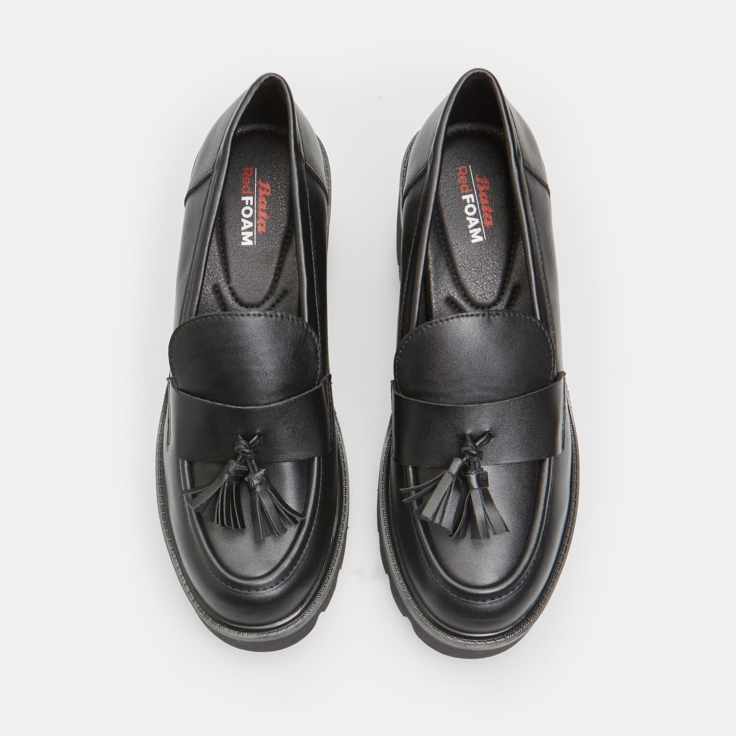 Bata mocassins femme à talon confort ville