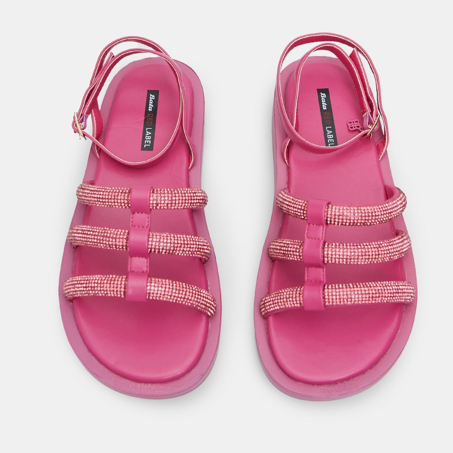 Bata Red Label Plateforme Sandales Femme Fuchsia 36
