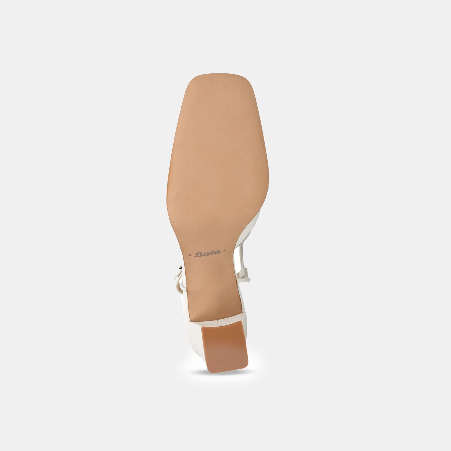 Bata slingback femme cuir à talons