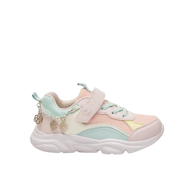 Bata Sandales fille à bride charms blancs roses