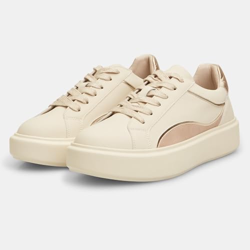 Bata Sneakers femme plateforme 4 cm doré
