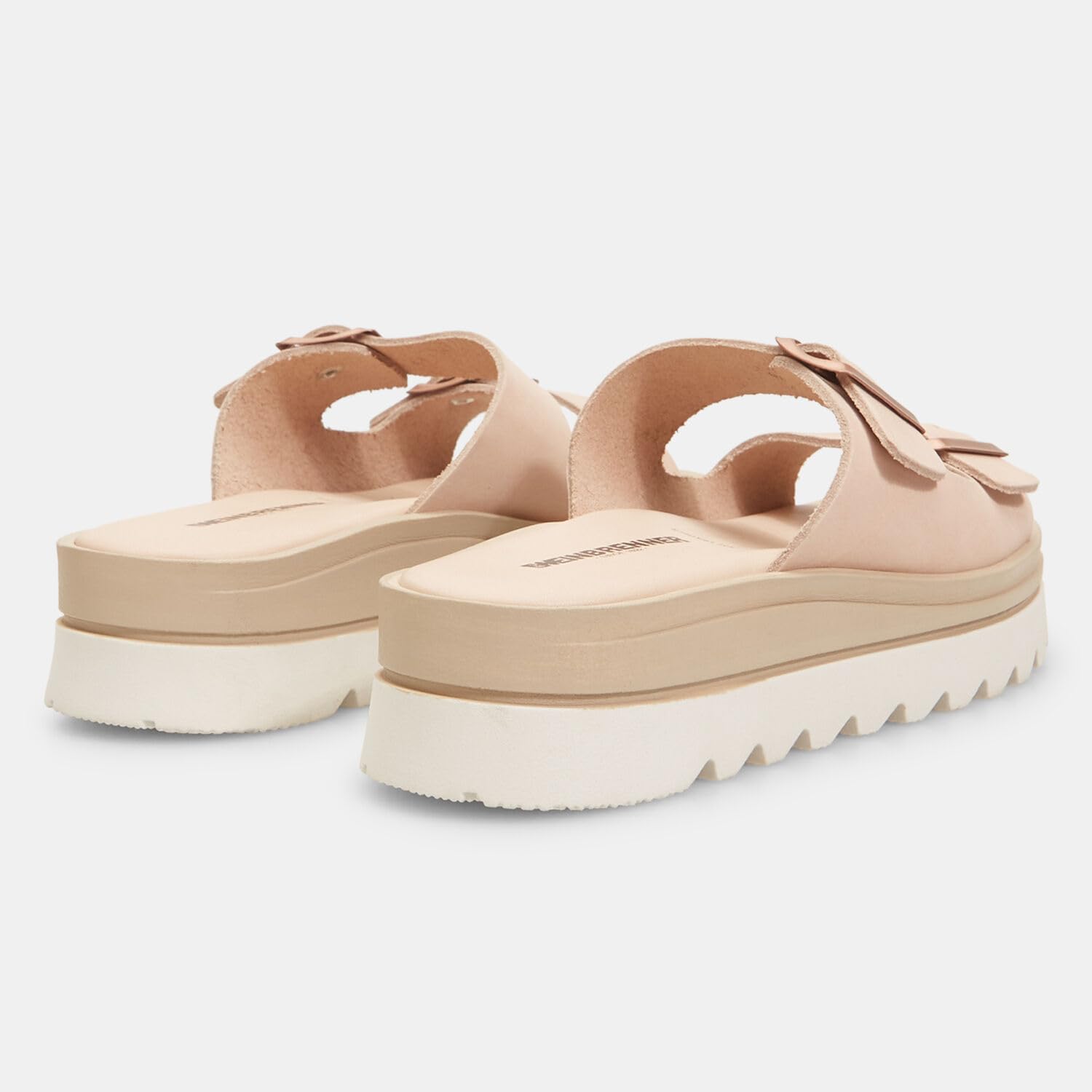 Bata Weinbrenner mules femme cuir crantée