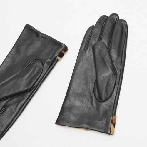 Bata Gants cuir détail animalier