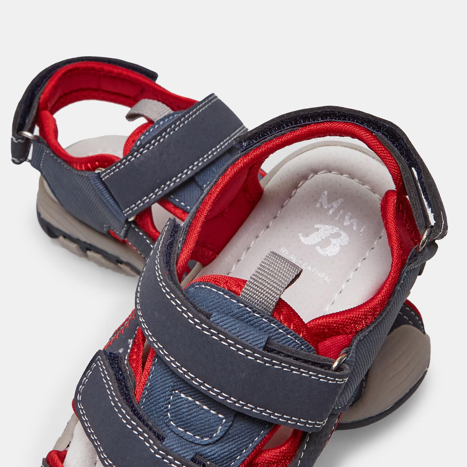 Bata Sandales enfant grises confortables