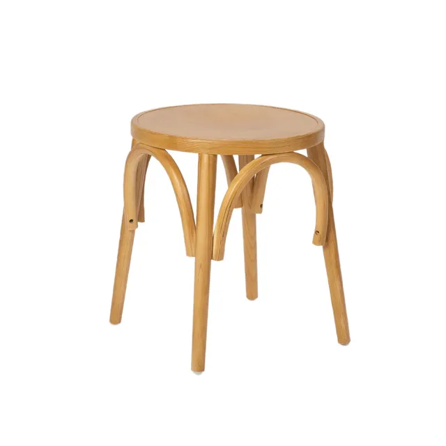 Andrea House Mueble tabouret nordique bois d'orme