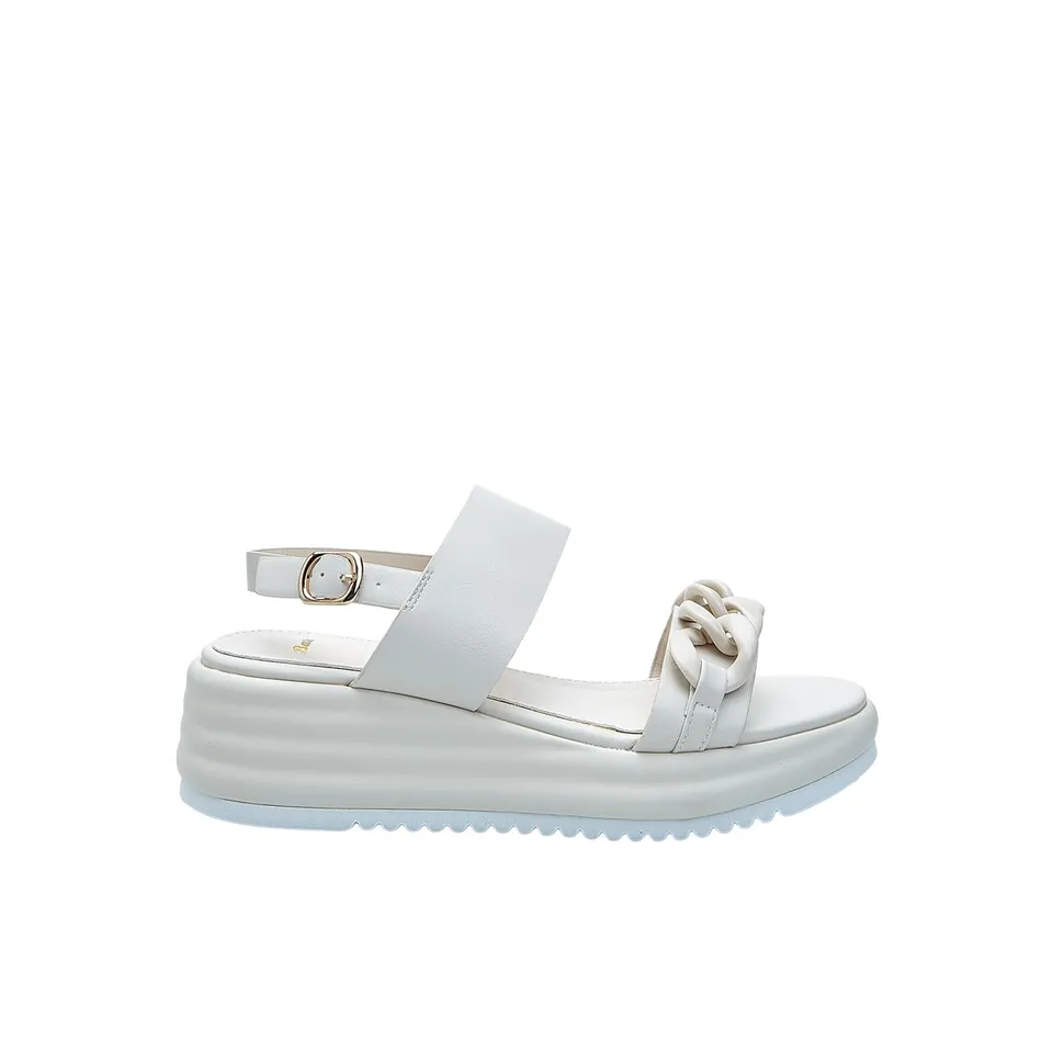 Bata Sandales Femme Cuir Plateforme 5 cm - Sandales