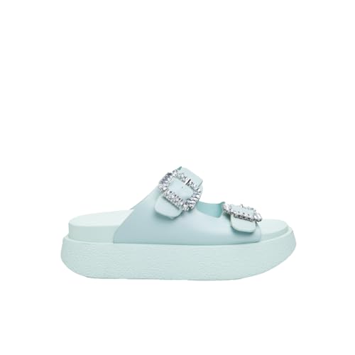 Bata Red Label mules femme plateforme 3 cm bleu