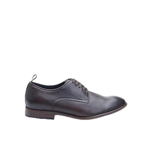 Bata Derby Cuir Homme Chaussures à Lacets Marron