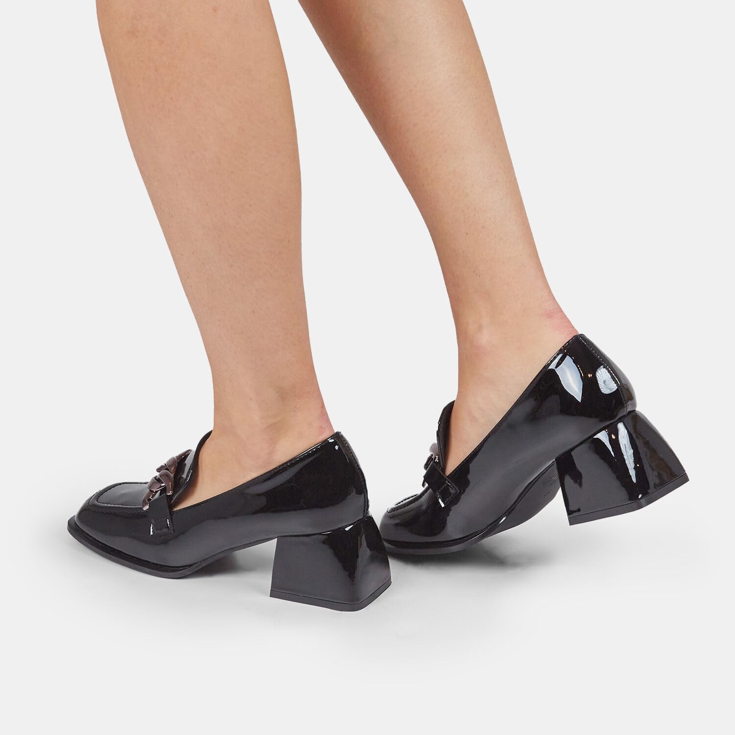 Bata Mocassins Femme Talon Moyen Ville
