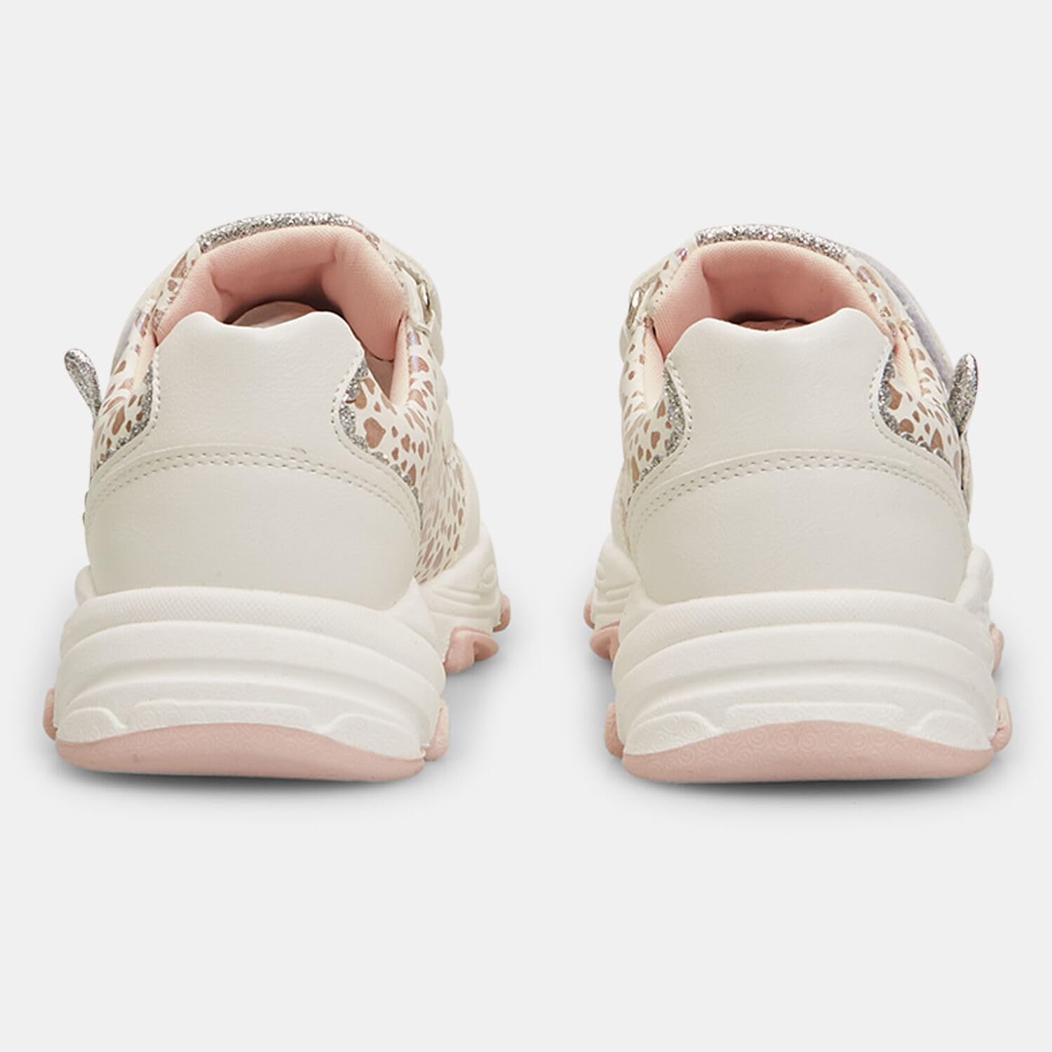Bata Sneakers fille imprimé cœurs velcro