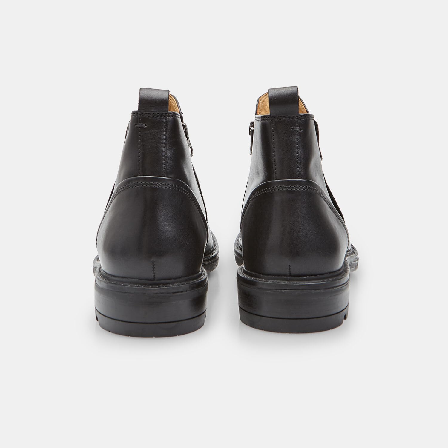 Bata Bottines cuir homme zippées confortables
