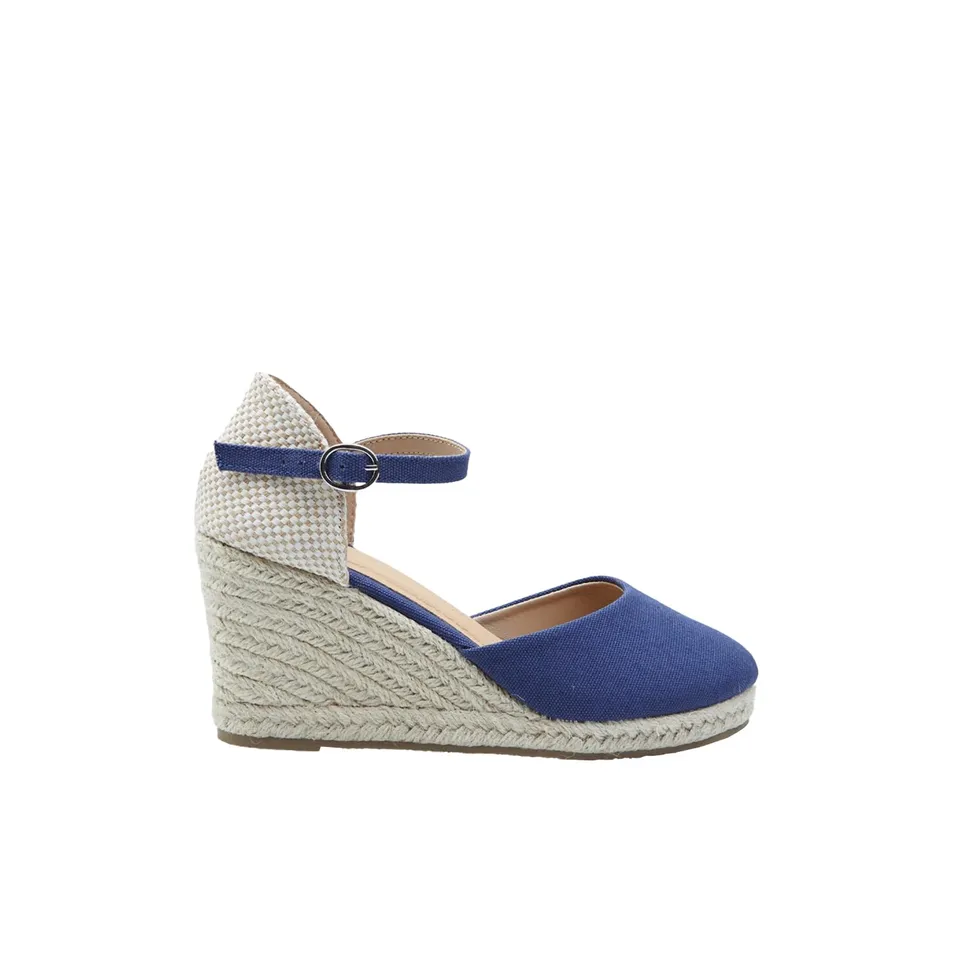 Bata Espadrilles Femme Bleu Légères 38-41