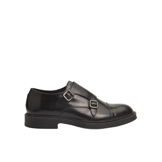 Bata Chaussures à lacets cuir homme doubles boucles