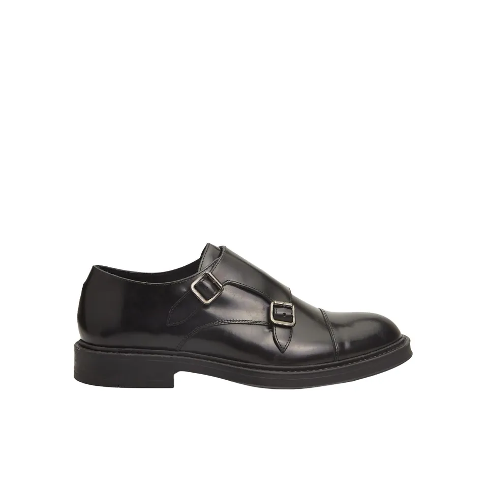 Bata Chaussures à lacets cuir homme doubles boucles