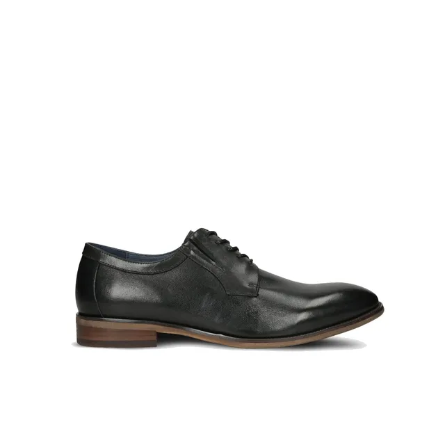 Bata derby homme cuir à lacets ville noir