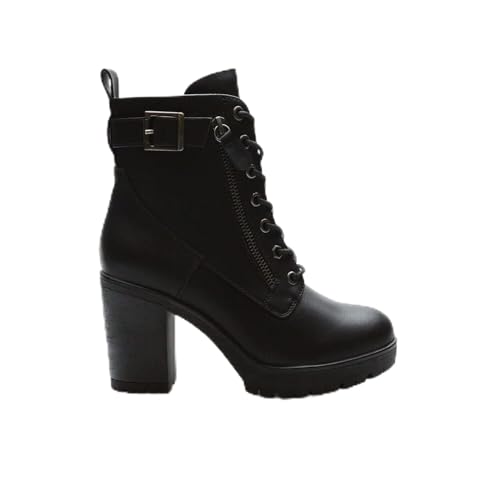 Bata Bottines femme à talon large confort ville