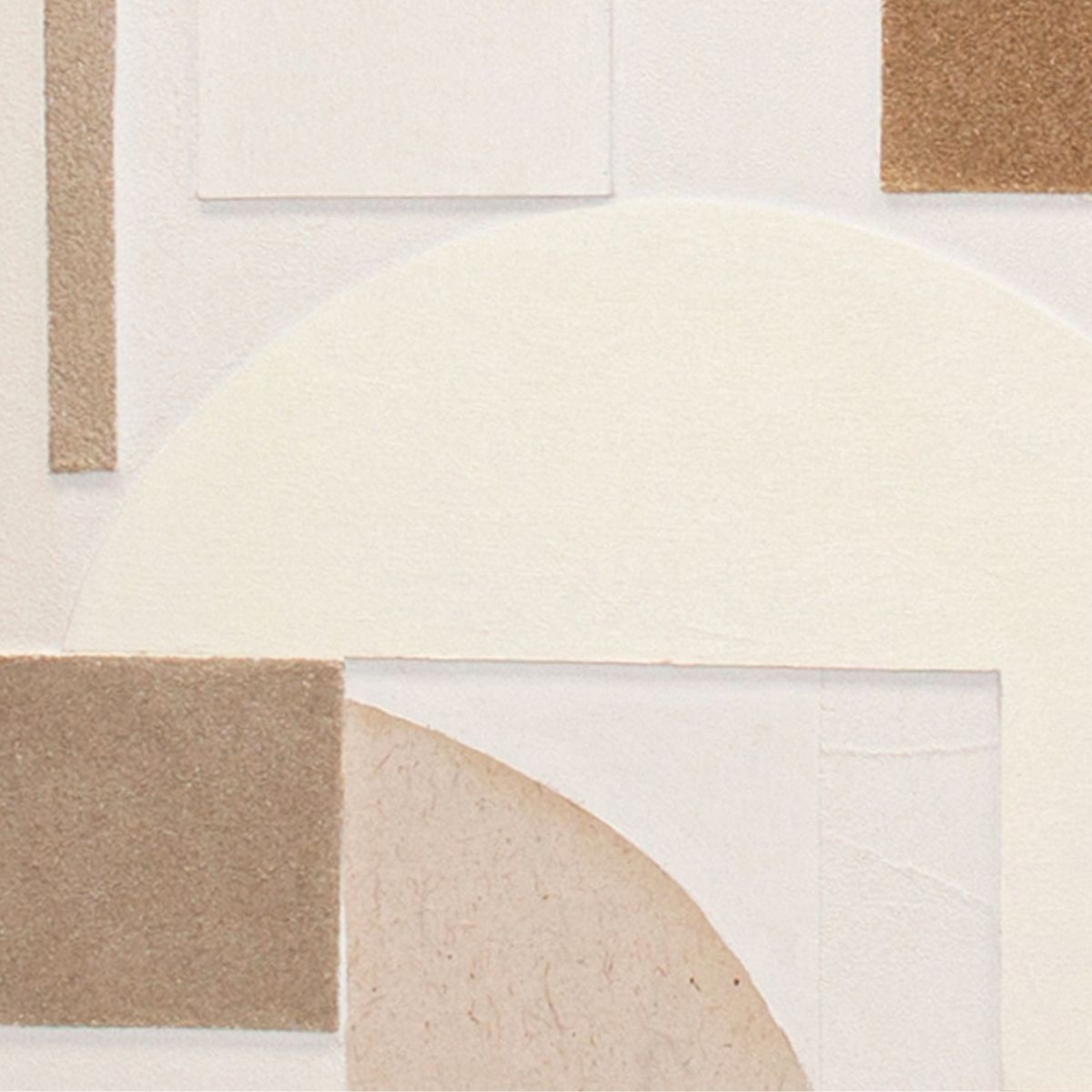 Andrea House Kediri tableau abstrait beige 80x100 cm