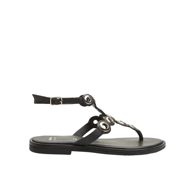 Bata Sandales cuir sandale femme plate confort
